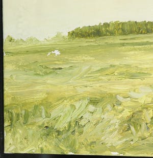 Mark de Weijer - Olieverf op doek, Het grote zand kopen? Bied vanaf 1!