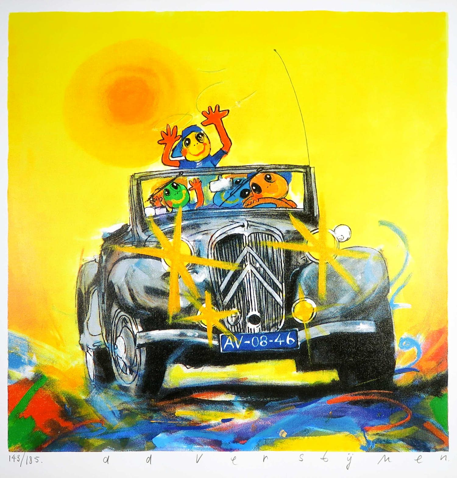 Ad Verstijnen - Zeefdruk, Citroën Oldtimer kopen? Bied vanaf 1!