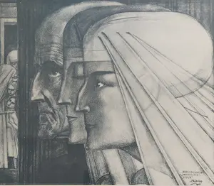 Jan Toorop - Bezonkenheid, meditatie, vuur kopen? Bied vanaf 50!