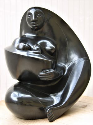 Brons (Onbekend) - Moeder en kind , topbeeld!! kopen? Bied vanaf 1250!