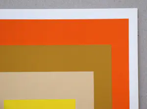 Josef Albers - Yes Sir, 1977 - Zeefdruk in beperkte oplage kopen? Bied vanaf 150!