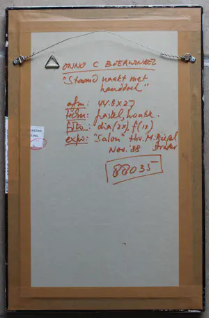 Onno Boerwinkel - Staand naakt met handdoek kopen? Bied vanaf 150!