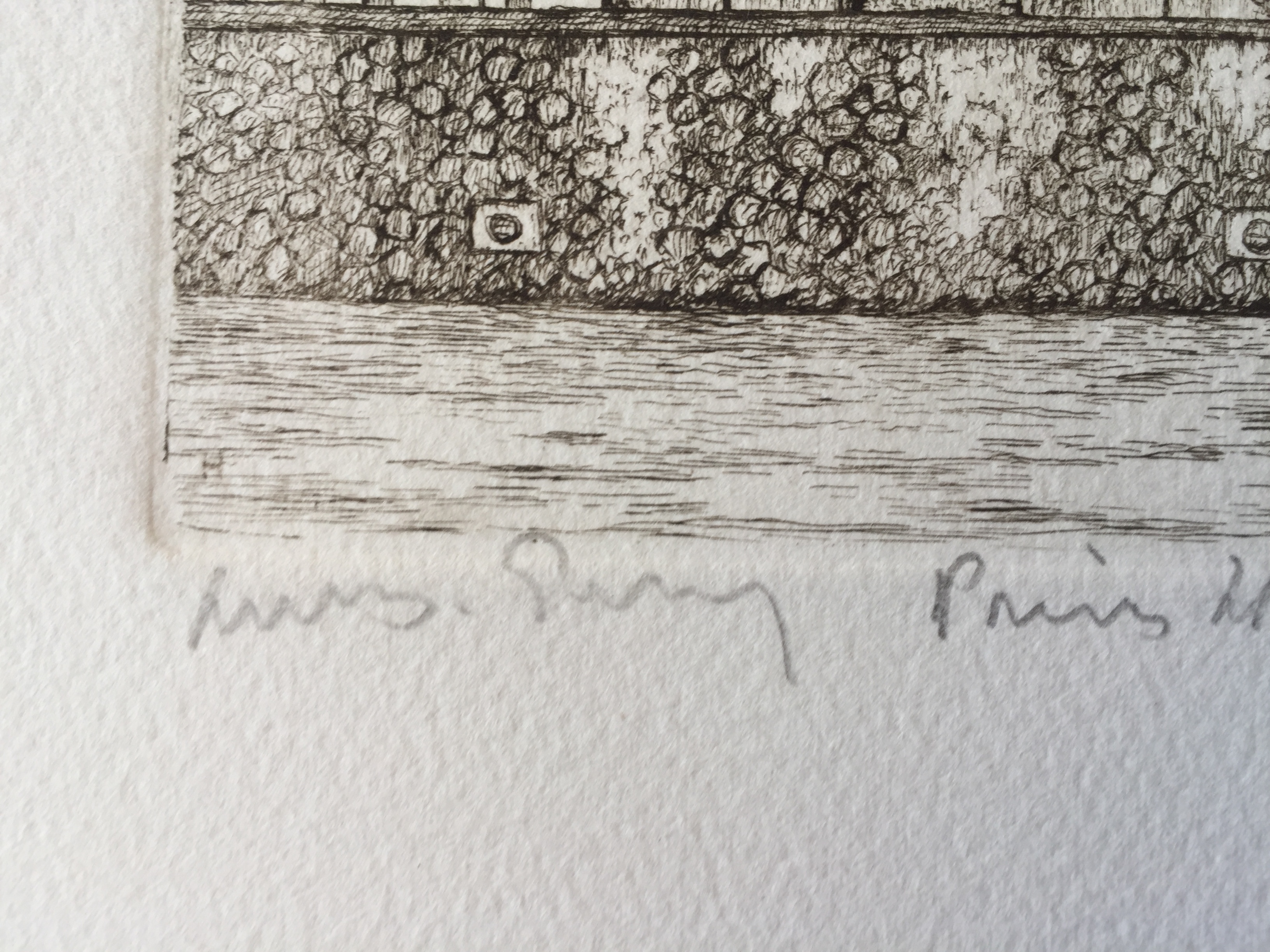 Niet of onleesbaar gesigneerd - ets - Prins Hendrikkade Amsterdam kopen? Bied vanaf 1!