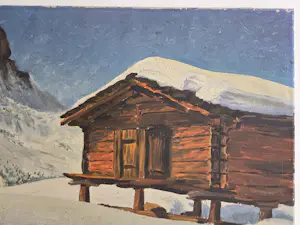 Fons Verstraeten - Berglandschap. Sneeuw. Mont Blanc? Matterhorn? kopen? Bied vanaf 299!