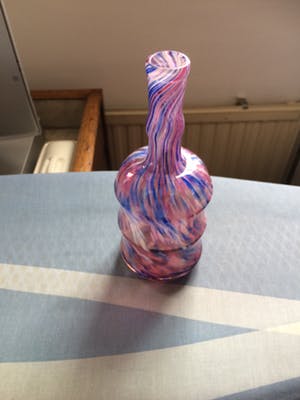 Niet of onleesbaar gesigneerd - Veelkleurige flesvaas kopen? Bied vanaf 10!