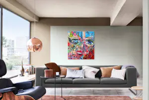 Elva Polyakova - Koe in abstract wereld kopen? Bied vanaf 1!