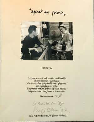 Corneille - April in Paris verkocht voor € 250!