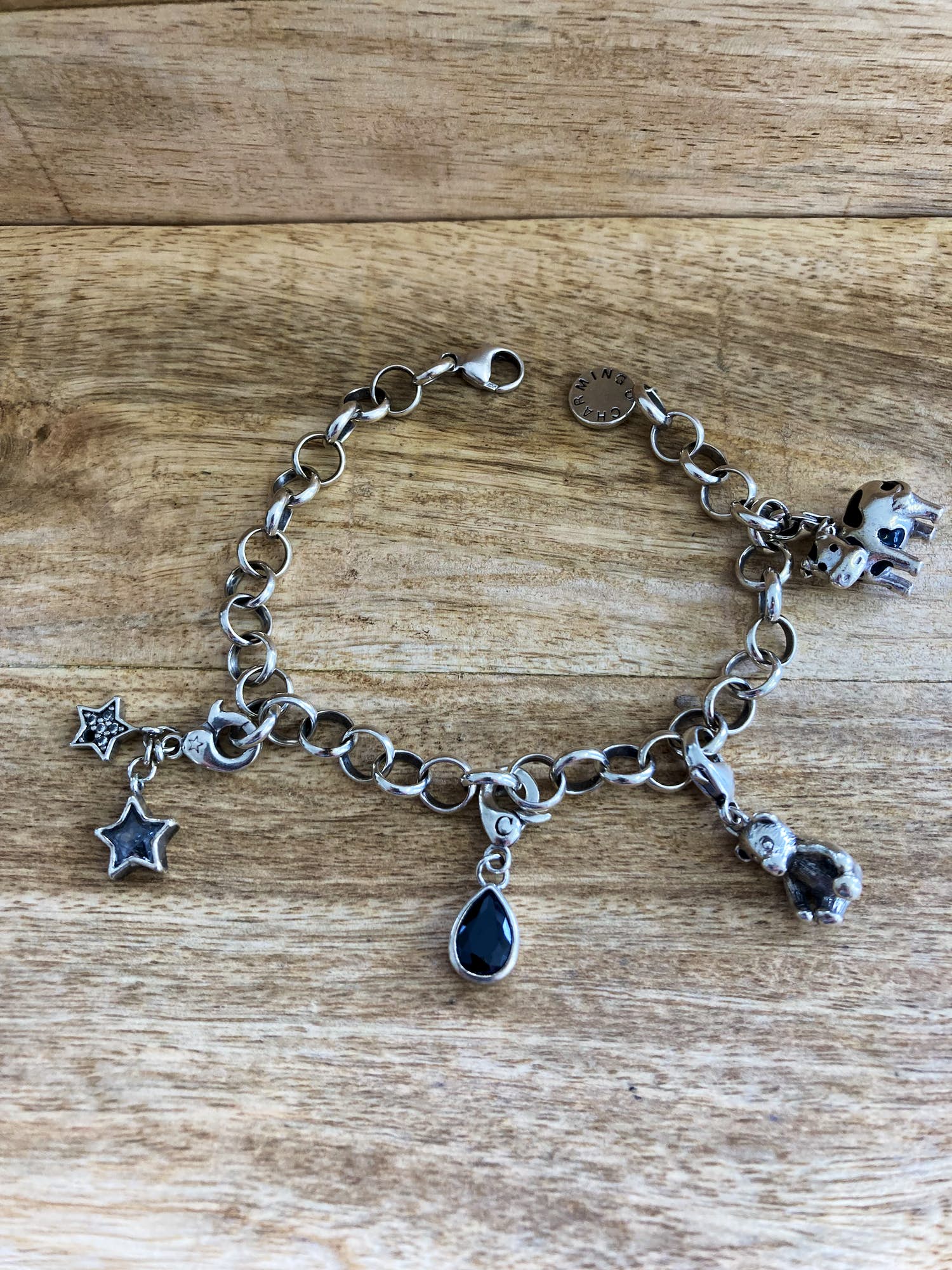 Zilveren bedelarmband, jasseron schakels van het merk Charming kopen? Bied vanaf 1!