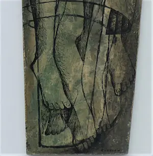 Frits van Eeden - Figuren, olieverf op paneel kopen? Bied vanaf 375!