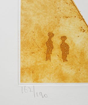 Jan Montyn - Gebied van ons bestaan, aquatint ets kopen? Bied vanaf 45!