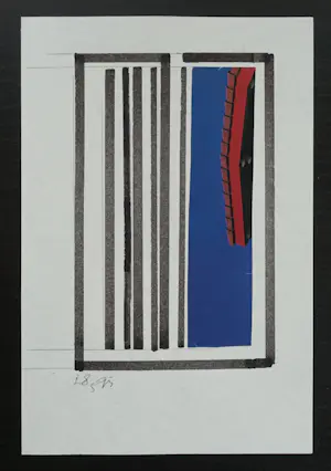 Siep van den Berg - collage Daimler/van Lieshout # # 1990, nm+ kopen? Bied vanaf 85!