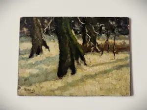 Gerrit Polder - omstreeks 1930 impressionistisch olieverf - winterlandschap -gesigneerd kopen? Bied vanaf 53!