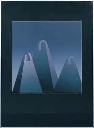 Dirk Huizer - Zeefdruk, De orde - Ingelijst verkocht voor € 35!