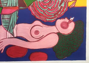 Corneille - litho ‘Nu a la Rose ‘ - 1981 - oplage 200 kopen? Bied vanaf 295!