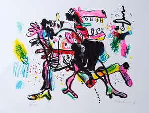 Anton Martineau - TANGO - Litho op papier verkocht voor € 65!