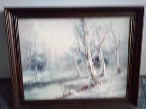 Niet of onleesbaar gesigneerd - Winterlandschap. kopen? Bied vanaf 1!