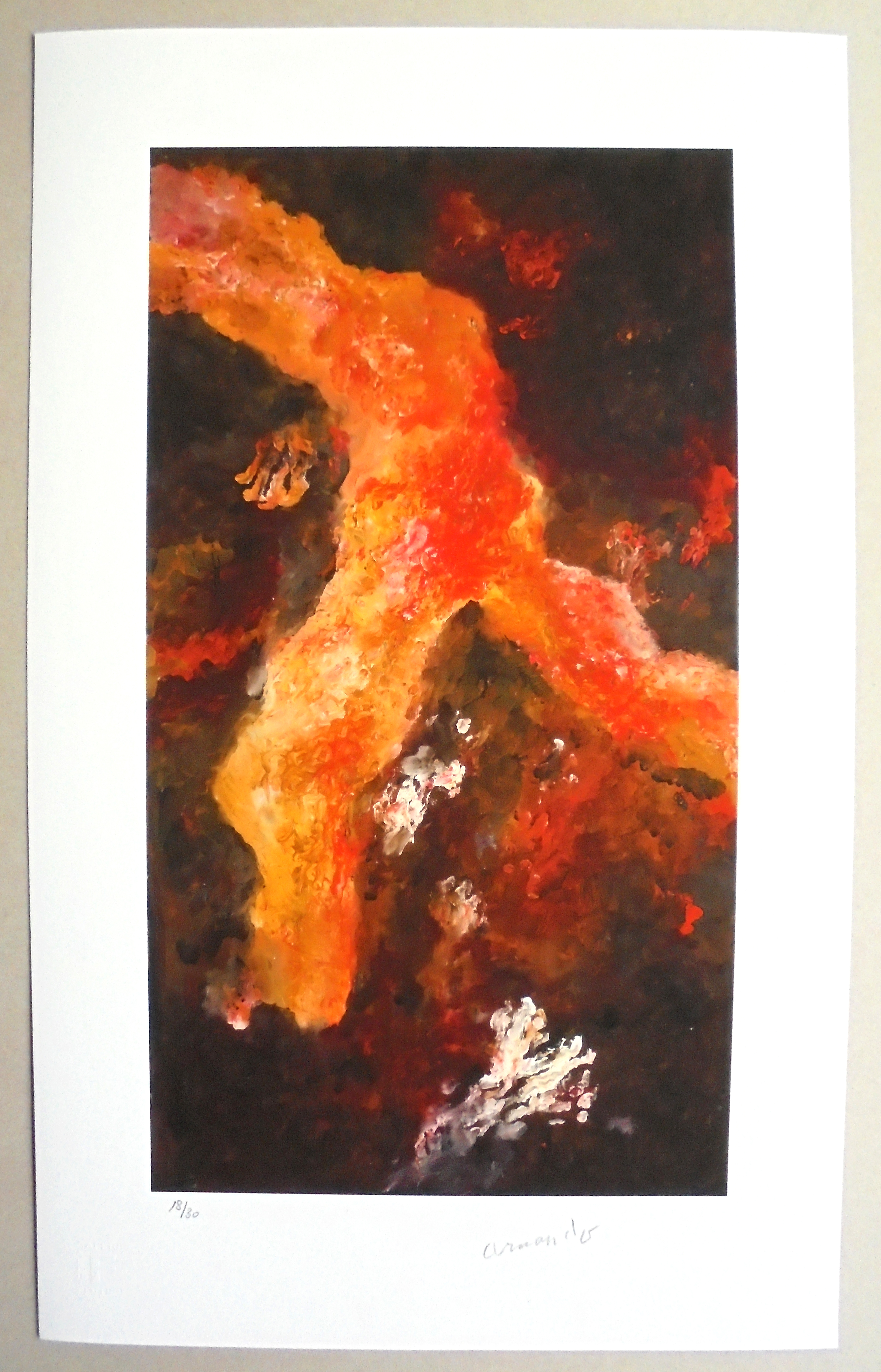 Armando - Gestalt rot - 2016 - Giclèe - handgesigneerd - oplage 30 kopen? Bied vanaf 1!
