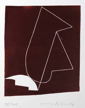 Uwe Poth - Zeefdruk, Zonder titel verkocht voor € 1!