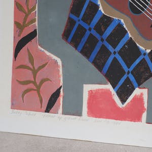 Betty Scheer - Gitaar op geruit kleed kopen? Bied vanaf 25!