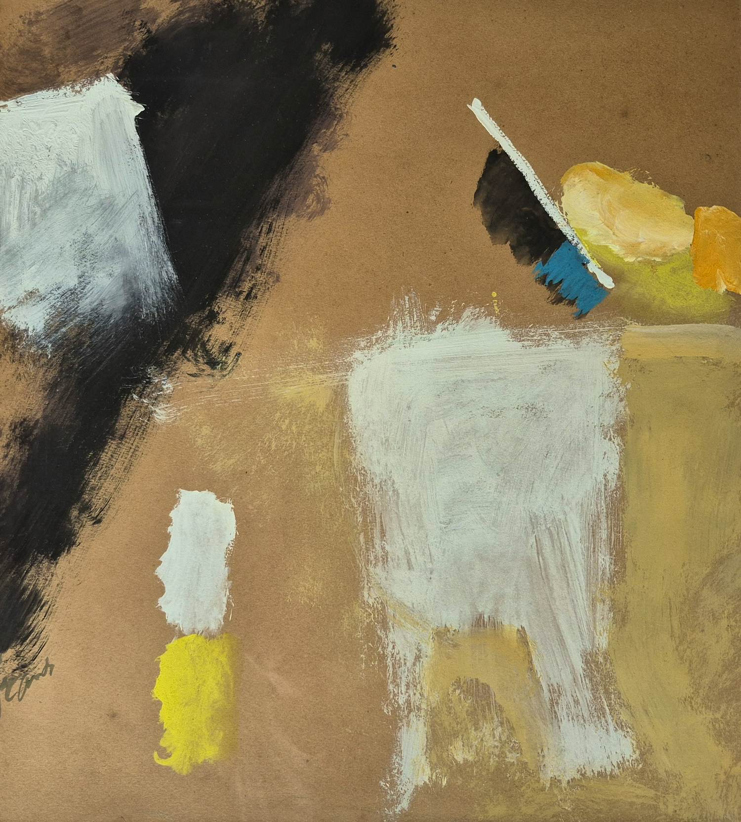 Eugène Brands - Gouache - blue toothbrush - kopen? Bied vanaf 1875!