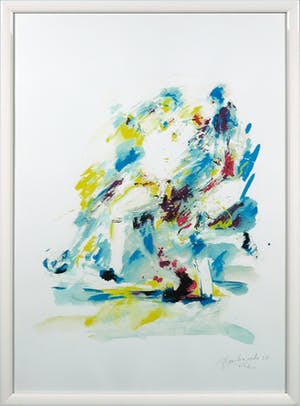 Frank Gude - Zeefdruk, Voetbal - Ingelijst kopen? Bied vanaf 1!