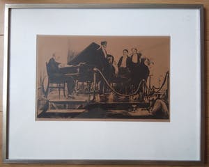 Buy Harrie Kuyten - Orkestgezelschap uit de jaren 20 van de vorige eeuw.? Bid from 1!