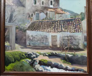 Johannes Graadt van Roggen - Zuid-Europees dorpsgezicht kopen? Bied vanaf 575!