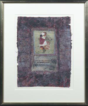 Jenny Das - Collage, Zonder titel - Ingelijst kopen? Bied vanaf 1!