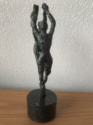 Brons (Onbekend) - Modern bronzen beeld van man en vrouw kopen? Bied vanaf 65!