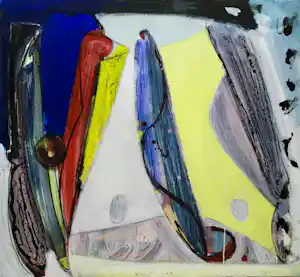 Piet Warffemius - Acryl op doek - 1988(groot werk, sterk afgeprijsd!) verkauft für € 595!