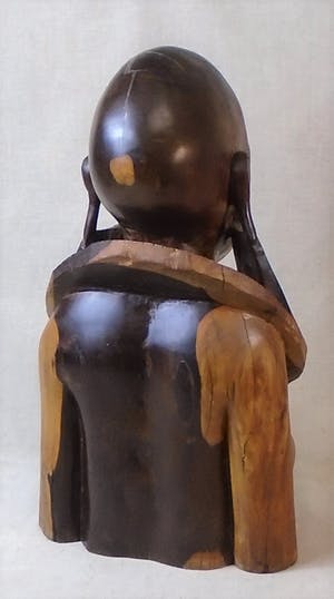 Niet of onleesbaar gesigneerd - Borstbeeld, Massai-vrouw kopen? Bied vanaf 10!