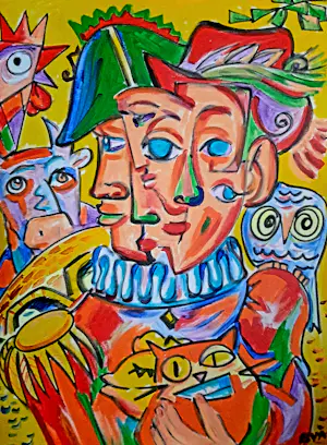 Elva Polyakova - Modern portret kopen? Bied vanaf 20!