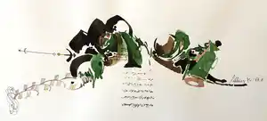 Armin Mehling - Mooie aquarel - Uniek gesigneerd werk uit 1976 verkocht voor € 55!