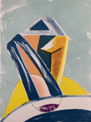 Martin Engelman - Grote kleurenlitho - zonder titel - 1988 (Kleine oplage) kopen? Bied vanaf 60!