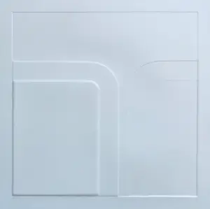 Harry van Kuyk - Geometrische compositie, reliëfdruk kopen? Bied vanaf 195!