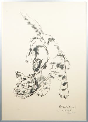 Oskar Kokoschka - Litho, Zonder titel - Ingelijst kopen? Bied vanaf 1!