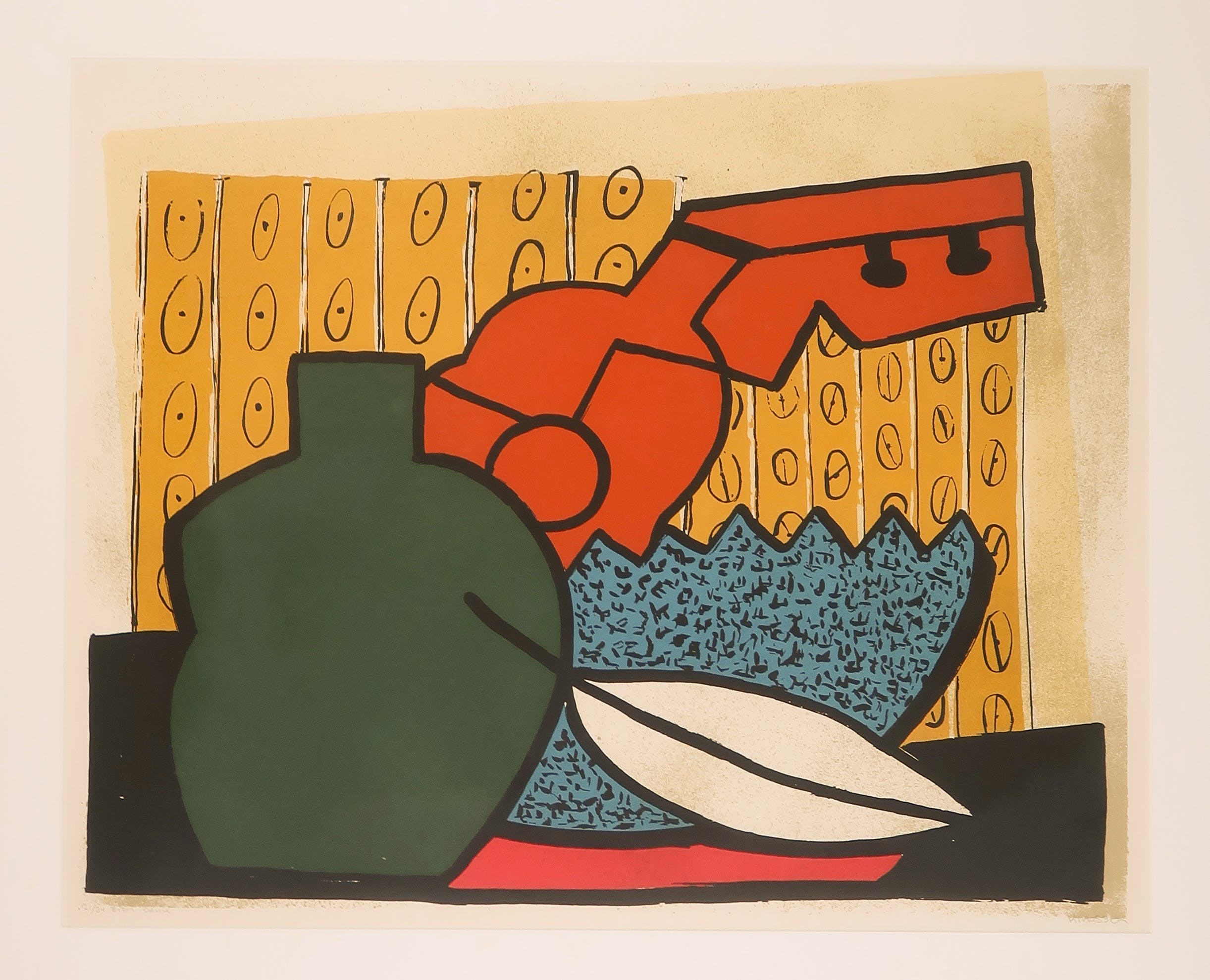 Wil Klaassen - Zeefdruk, Zonder titel II - Ingelijst kopen? Bied vanaf 50!