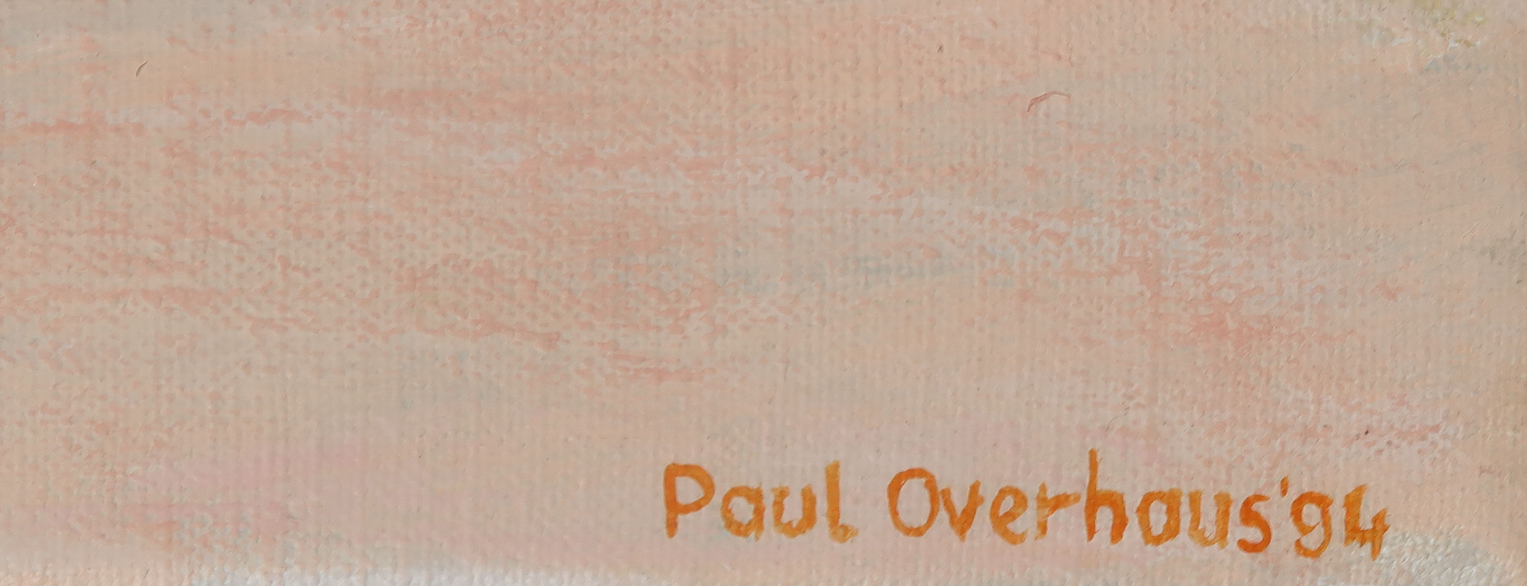 Paul Overhaus - Acryl op doek, Strand - Ingelijst (Groot) kopen? Bied vanaf 100!