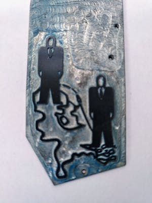 Gerd Arntz - Originele gegoten styps (hoogdruk plaat) NSvS (1 stuk) kopen? Bied vanaf 25!