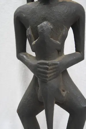 Yoruba - Uniek Groot Oude Houten Afrikaanse Yoruba Sculptuur (19e eeuw) kopen? Bied vanaf 75!