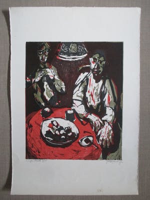 Jan Mensinga - Linosnede kleine oplage kopen? Bied vanaf 65!