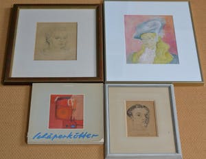Gerard Schaperkotter - Twee originele portretten, één litho en één monografie. kopen? Bied vanaf 80!