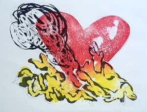 Jan Sierhuis - Zonder titel | Kleurenets | Kleine oplage verkocht voor € 45!