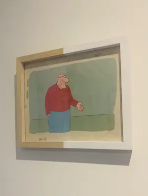 Kamagurka - Acrylwerk “Bert” van Kamagurka kopen? Bied vanaf 275!