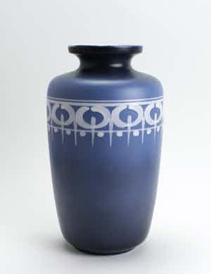 Plateelbakkerij Flora - hoge 'Lotus' vaas - 1514 verkocht voor € 20!