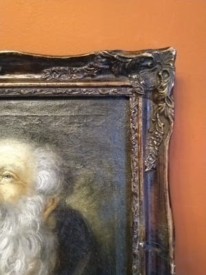 Niet of onleesbaar gesigneerd - Hollandse School 19e eeuw - Oude monnik met bijbel kopen? Bied vanaf 1!