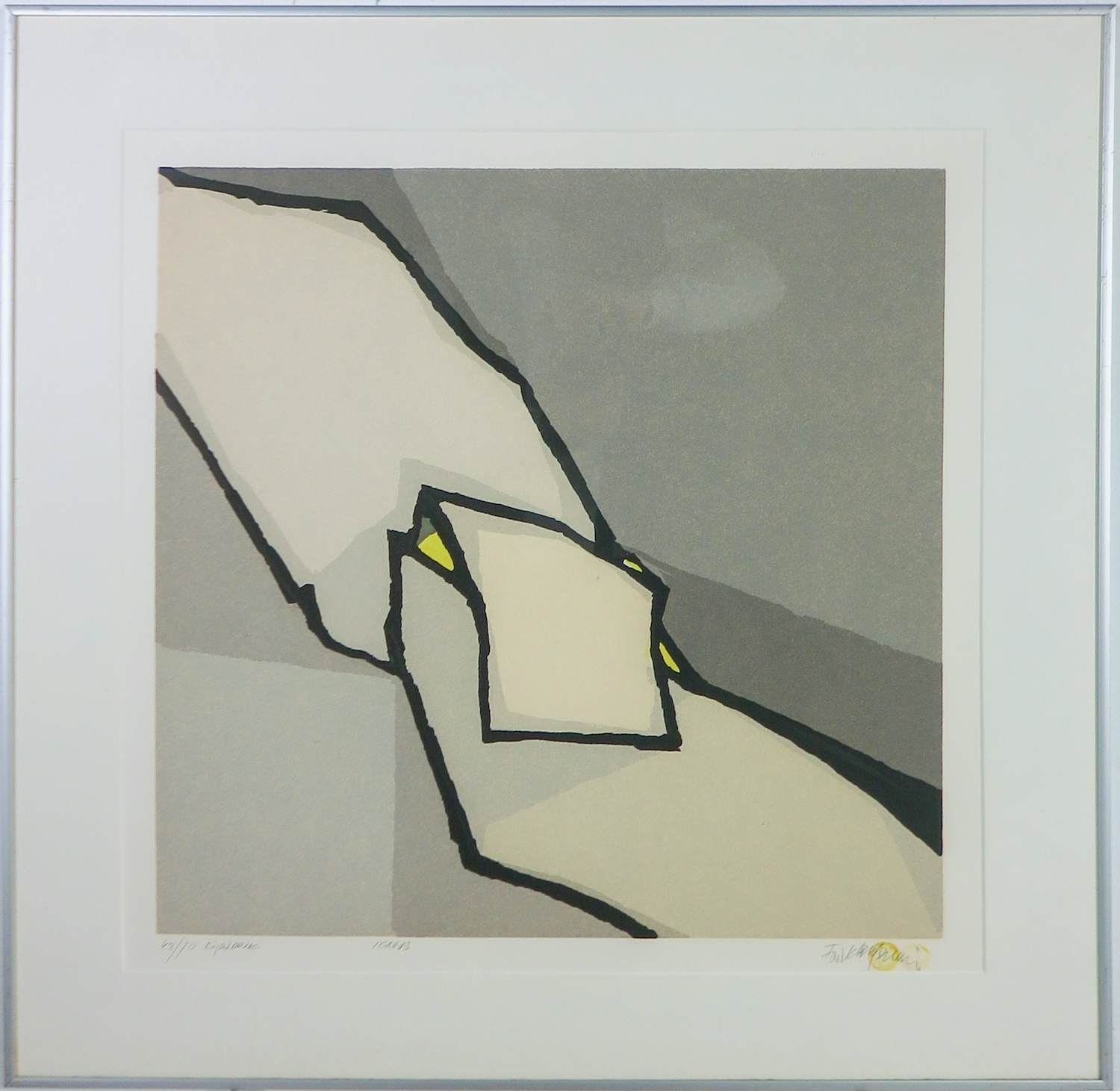 Fon Klement - Boardsnede, Icarus - Ingelijst kopen? Bied vanaf 90!