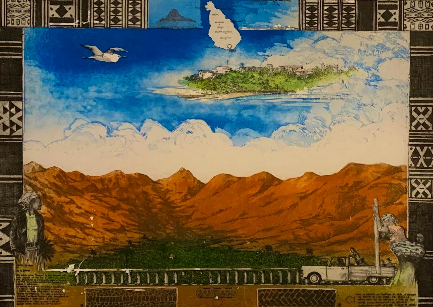 Rolf Weijburg - Ets/aquatint: Santiago - 1992 kopen? Bied vanaf 125!