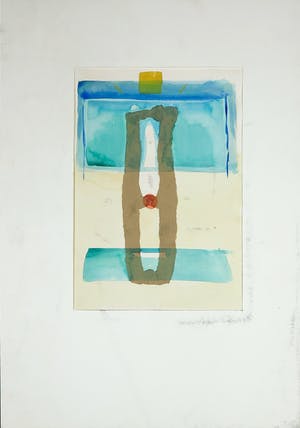 Natascha Frid - Aquarel op papier, Zonder titel kopen? Bied vanaf 1!
