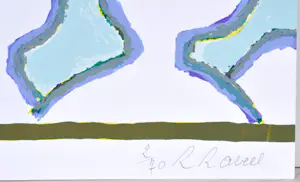 Roger Raveel - Aanschouwen - Zeefdruk - Gesigneerd - 39x29,5 cm - 1997 kopen? Bied vanaf 1250!